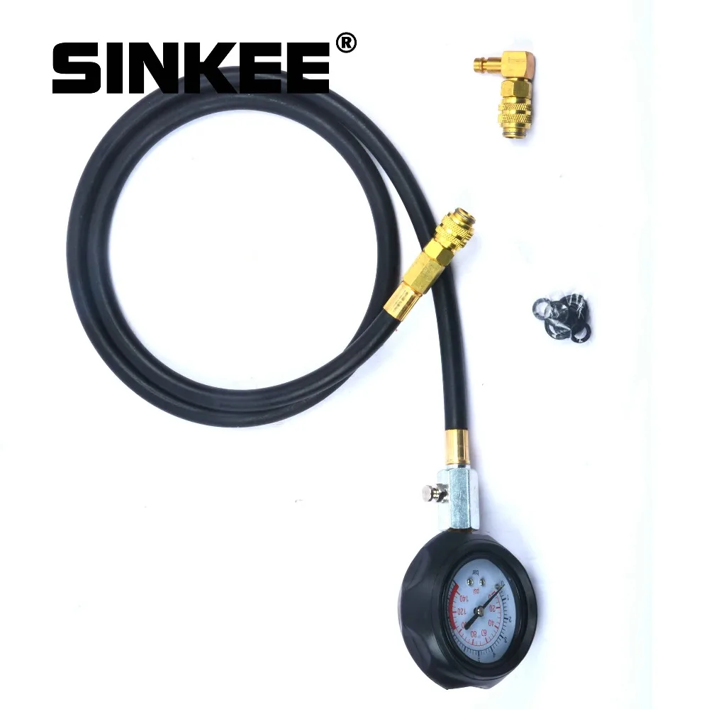  12 piece Engine Oil Pressure Test Kit Tester Car Garage Tool Low Oil Warning Devices SK1267