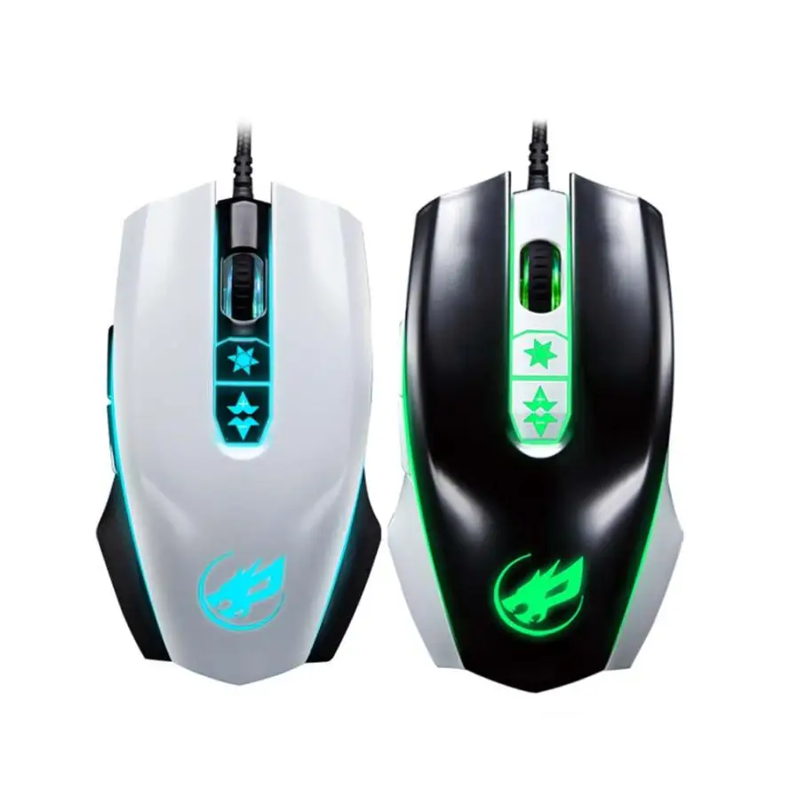 

WARWOLF 3200 DPI 7D Buttons LED Wired Gaming Mouse For PC Laptop 18May30 Drop Ship F