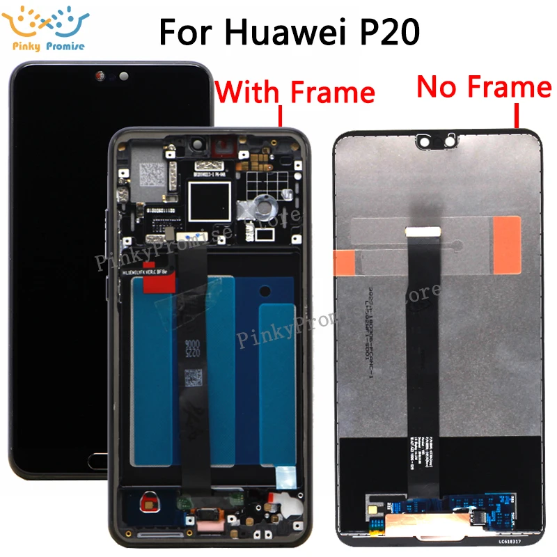 

For Huawei P20 LCD Display +Touch Screen Digitizer Assembly Replacement for Huawei EML-L09 EML-L22 EML-L29 EML-AL00 LCD Screen