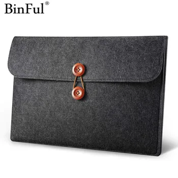 

Binful New Fashion Soft Sleeve Bag Case For Apple Macbook Air Pro Retina 11 12 13 15 Laptop Anti-scratch Cover For Mac book 13.3