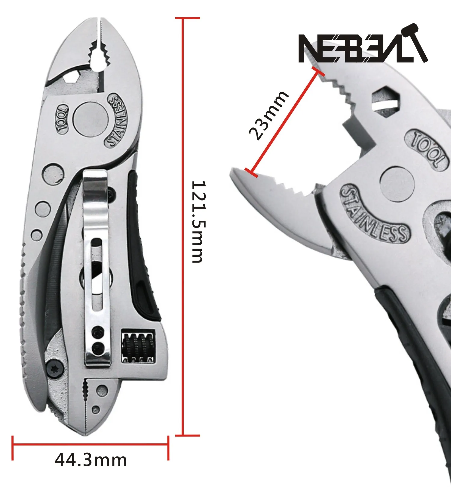 Outdoor Multitool Pliers Pocket Knife Screwdriver Set Kit Adjustable Wrench Jaw Spanner Mini Repair Hand Tools Pocket Portable