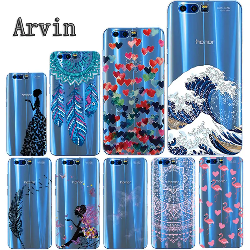 

Arvin Clear Silicone case FOR Huawei Honor 9 Soft TPU Case FOR Huawei Honor 8X Smart Protective Phone Cover for Honor 7A 10 7C