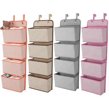 

New 4 Layers Non-Woven Storage Cloth Door Hanging Space-saving bag Cloth Storage Cabinet Sorting LuggageOrganizer bag Dropship