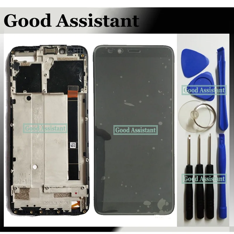 

Original Black 5.7 inch For Lenovo K320t LCD DIsplay Touch Screen Digitizer Assembly Replacement parts With Frame Free Tools