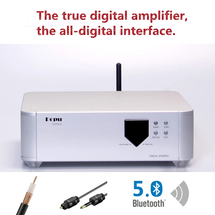 

POPU VENUS pure digital power amplifier Hifi amplifier Bluetooth 5.0 DAC / use MOSFET * 8 pieces