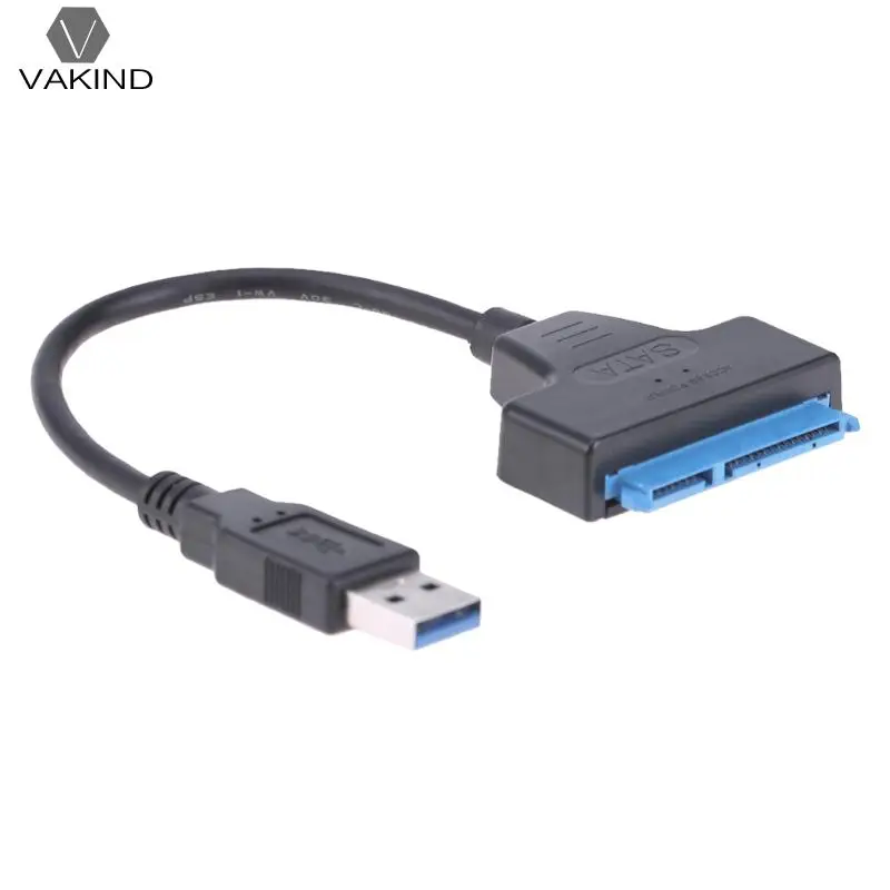 

USB3.0 to 7+15Pin 2.5" SATA HDD SSD Converter Adapter Data Cable Support UASP Protocol USB 3.0 to SATA Cord Wire Line
