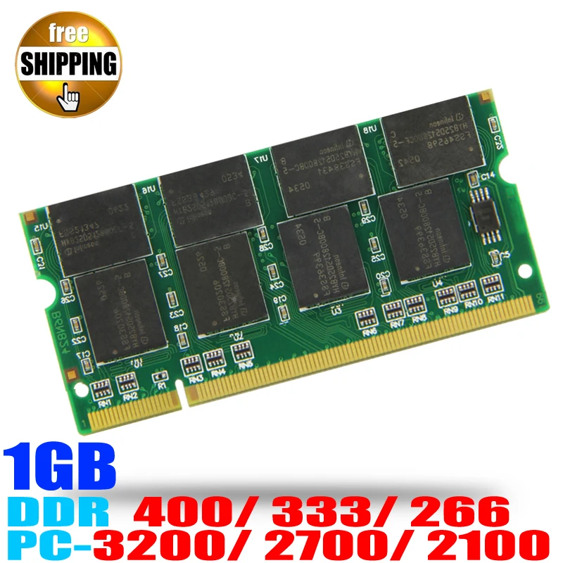 Оперативная память для ноутбука DDR1 3200 2700 2100/DDR 400 333 266 МГц 1 ГБ 200 Контактов|ram electric|ddr