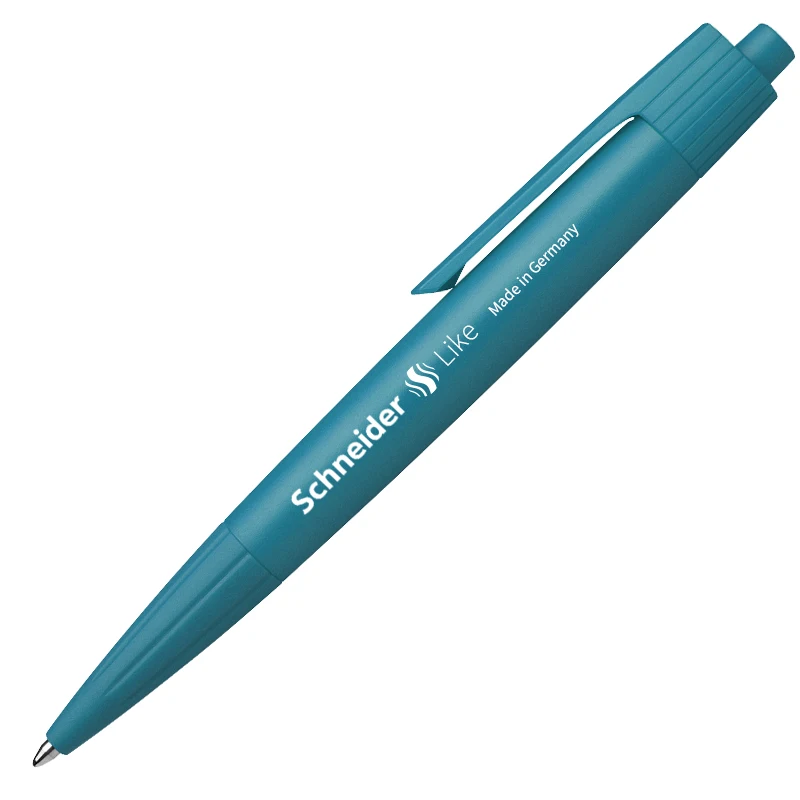 1 шт. нейтральная ручка Schneider, как гладкая проверка ручки, офисная, деловая, черная, нажимная, цветная, нейтральная ручка - Цвет: Light blue rod 1pcs