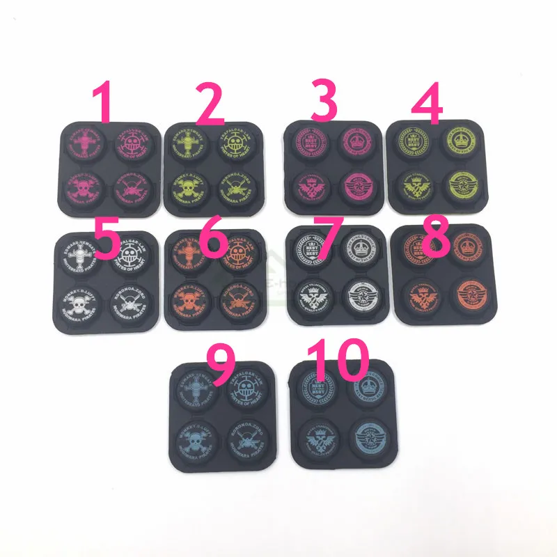 

For PSV1000 PSV2000 Silicone Caps Thumb Grip Thumbstick Cover Cap for PSV 1000 2000 PSVITA PS VITA for One Piece Crown Design