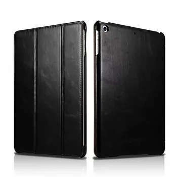 

Icarer New Business Retro Leather Case for For iPad 9.7 2017 High Quality Vintage Genuine Leather Flip Cover For iPad 9.7 2018