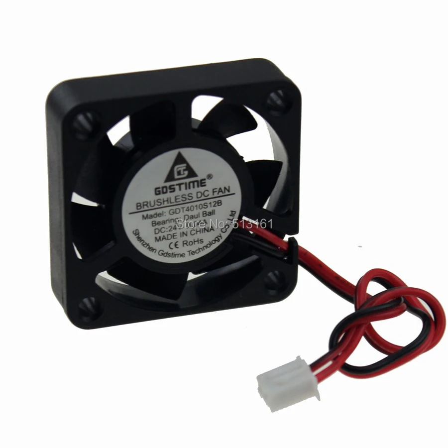 1 Piece Gdstime DC 24V 40MM 2Pin Ball Bearing Computer Case CPU Cooler