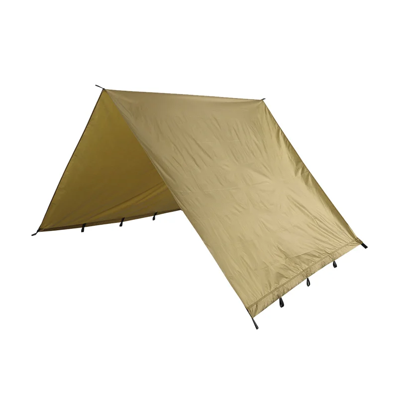 

OneTigris GUARDIAN Single Camping Tarp Can Be Used As Hammock Compact Versatile Durable Backpacking 210T Nylon Beach Tent Awning