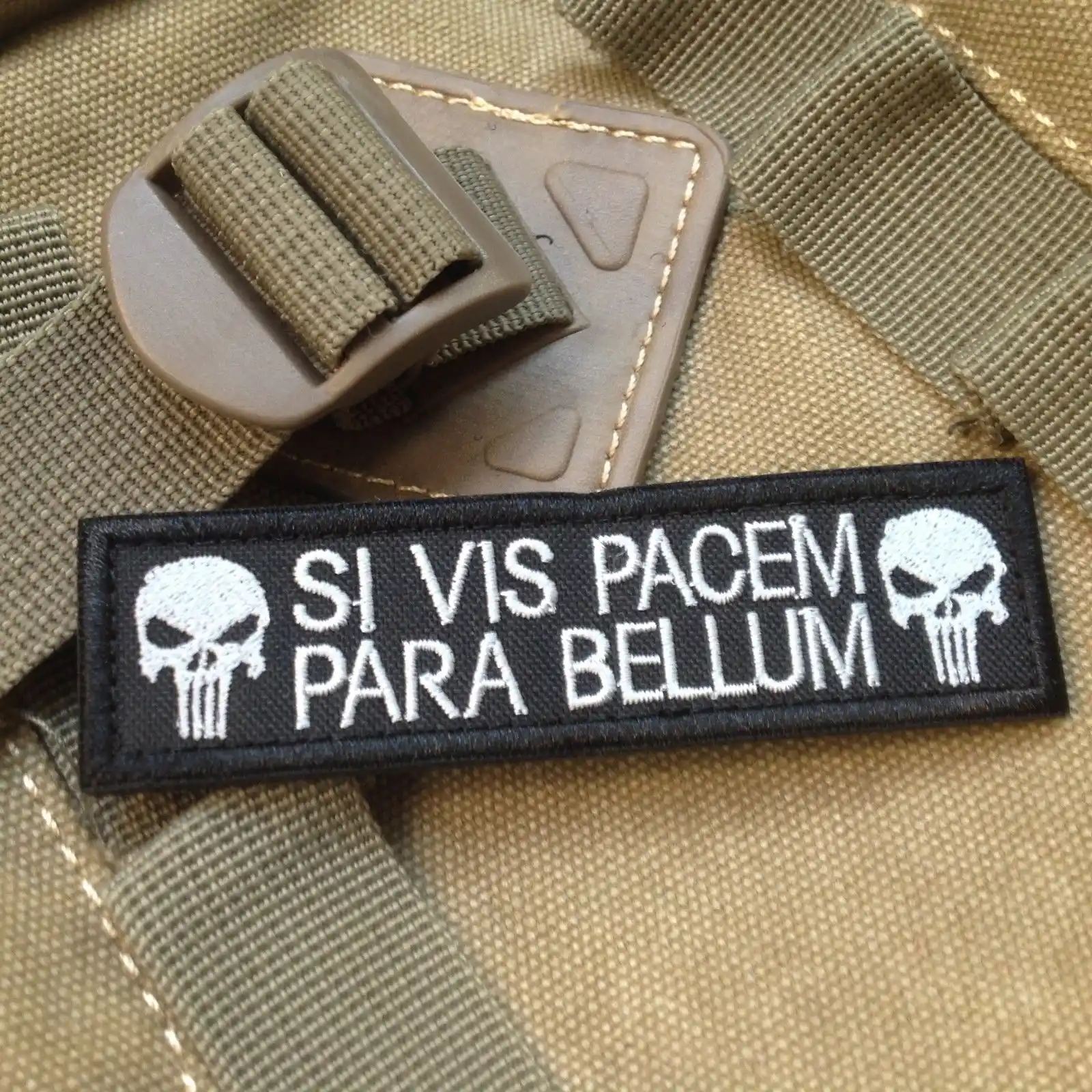 Si Vis Pacem Para Bellum Tactical Military 3d Embroidery Magic Sticker Hook Loop Armband Military Sticker Black Embroidery Loop Sticker Hookstickers Black Aliexpress