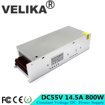 

Best Price DC55V 14.5A 800W Power Supply AC220 to DC 55V SMPS for CNC Industrial Equipment Machine Stepper Motor Printer