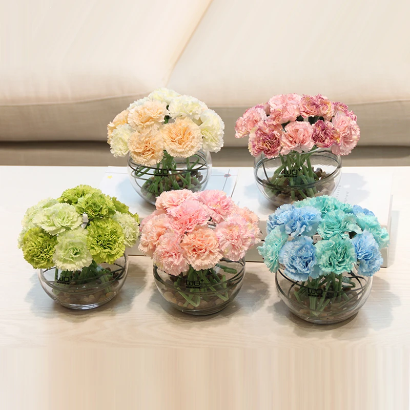 Flower Bonsai carnations artificial flowers set potted plant flower