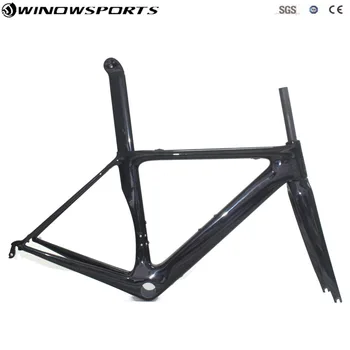 

2018 Aero Carbon Road Frameset Cadre Carbone Carbon Road Bike Frame+Fork+Seatpost UD Carbon bicycle Frameset