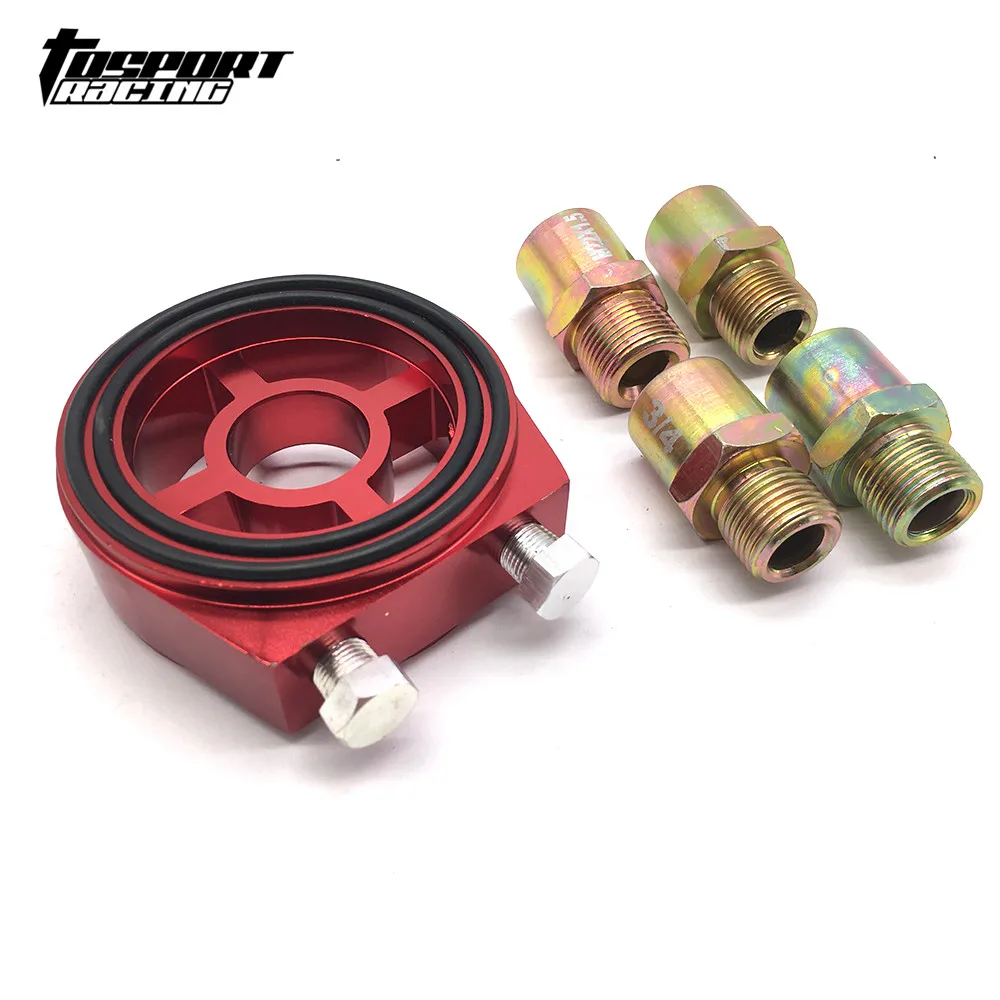 

M20*1.5 and 3/4-16 Universal Oil Filter Cooler Sandwich Plate Adapter car meter