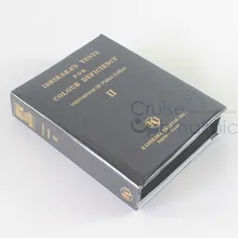 Книга Ishihara 38 пластин | новая версия II ТЕСТ-книга цветового дефекта | педиатрическая функция | кожаный чехол с пластиковой пленкой