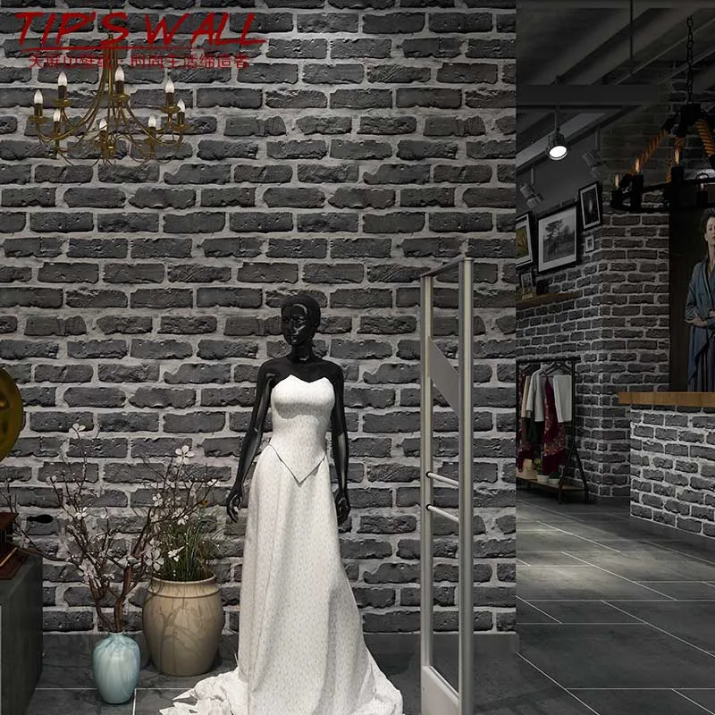 

Deluxe pV brick wallpaper facade room dining room barber shop decorative wallpaper