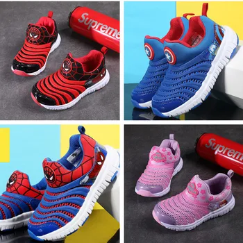 

Girls Sport Shoes Children Breathable Mesh Baby Boy Sneakers Mini Melissa Shoes Soft Sole Kids Shoes Cosplay for SpiderMan Anime