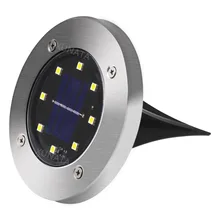 Светильник на солнечной батарее, водонепроницаемый, луговой, наземный светильник, садовая лампа, 8 светодиодов, солнечный ночник, уличный светильник