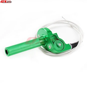 

CNC Aluminum Throttle Grip Quick Twister + Throttle Cable Pitster Pro XR KLX SDG SSR CRF 50 70 110 IRBIS TTR 250 Dirt Pit Bikes