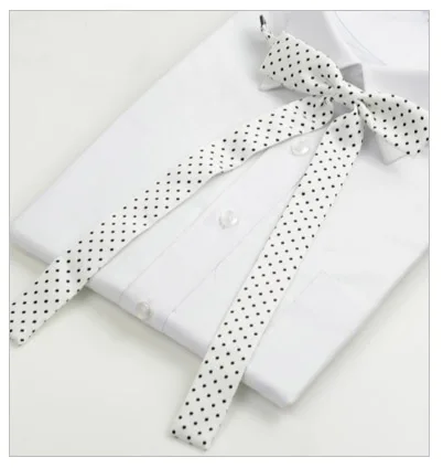 Новые модные милые вечерние галстуки-бабочки для женщин и девочек, розничная, простые Сатиновые галстуки-бабочки в горошек для студентов