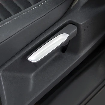 

ABS Matt Seat Adjustment Button Frame Cover Trim 6 PCS/ 2 PCS For Volkswagen T-Roc 2017 2018