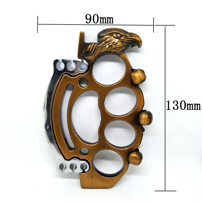 Powerful Hunting Falcon Slingshot Six Strands Of Leather Metal Stainless Steel Outdoor Competition With Rubber Band