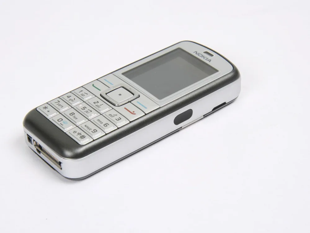 Разблокированный Nokia 6070 GSM 2G Поддержка Русский язык отремонтированный дешевый мобильный телефон разблокированный мобильный телефон