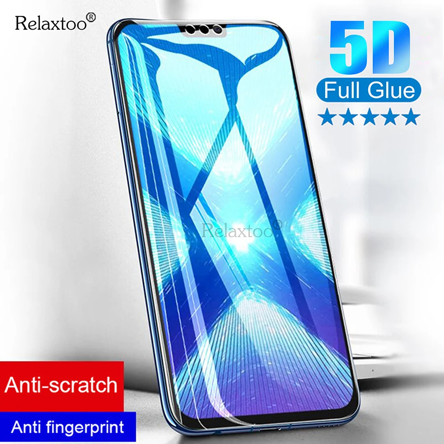 

5d full glue protective glass on the for hauwei honor 8x case cover for honor 9 lite 7x 7a 7c pro v9 v10 x7 a7 c7 x8 9lite film