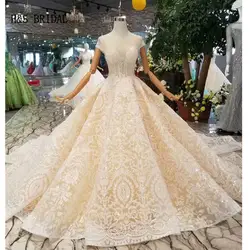 H & S свадебное платье с рукавами-крылышками сексуальное свадебное платье бальное платье кружевные свадебные платья 2019 Роскошные свадебные