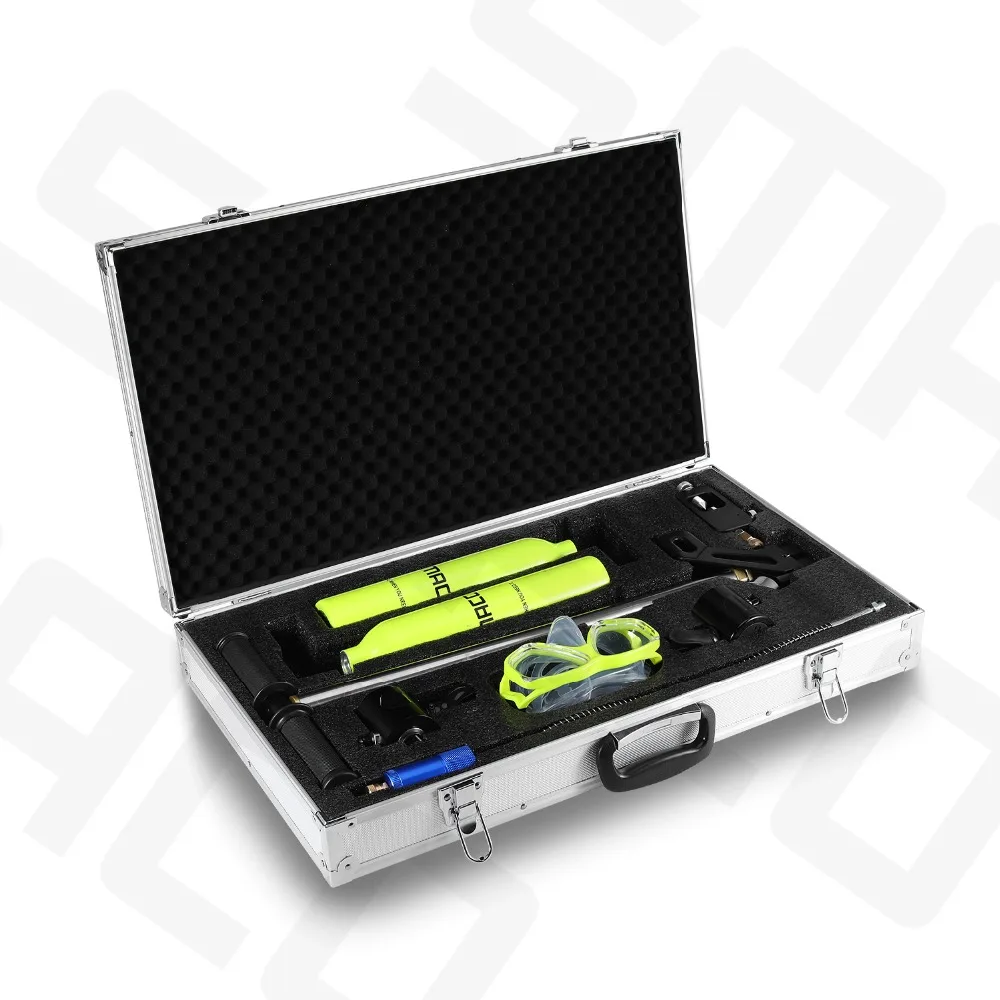 Smaco Two oxygen cylinder sets Mini scuba diving equipment tank total freedom breath underwater for 5 to 10 minutes Smaco Two oxygen cylinder sets Mini scuba diving equipment tank total freedom breath underwater for 5 to 10 minutes