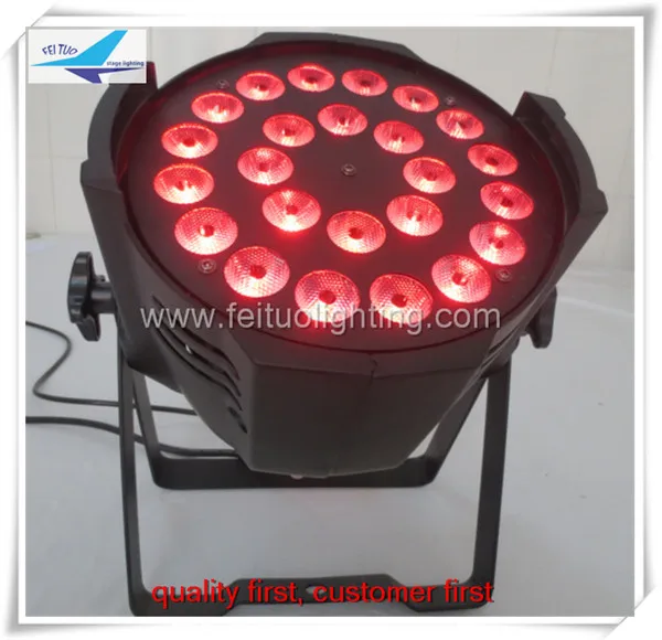 

A- Par LED DJ light 24x10w rgbw 4 in 1 DMX LED Par Wash Uplight Fixture