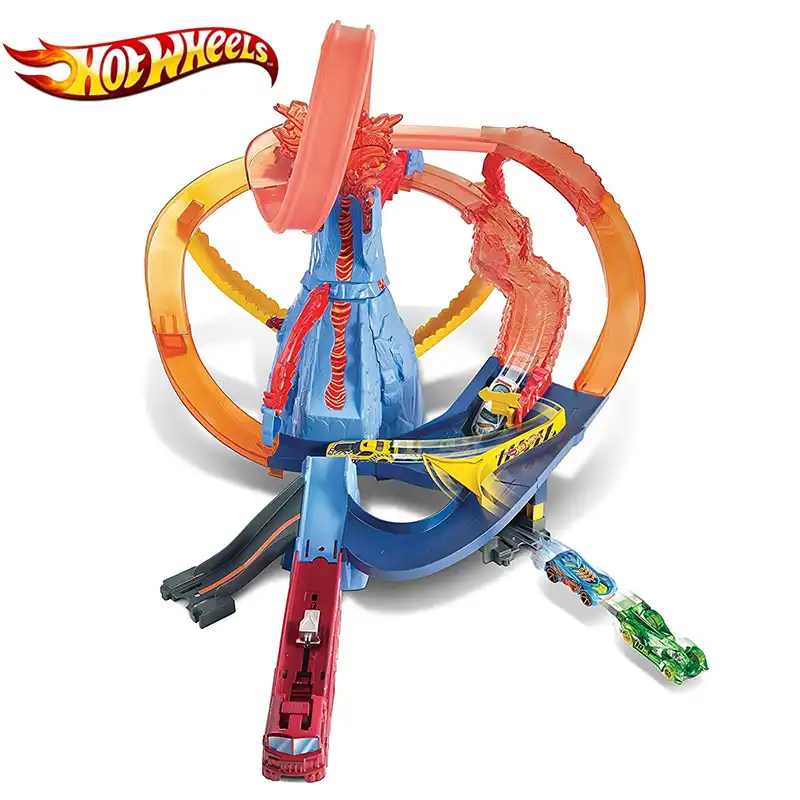 hot wheels city volcano set 4 in 1