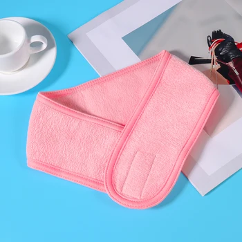 

3Pcs Cosmetic Wrap Tiara Turban Face Wash Adjustable Yoga Women Facial Toweling Bath Hairband Makeup Headband SPA Salon Access