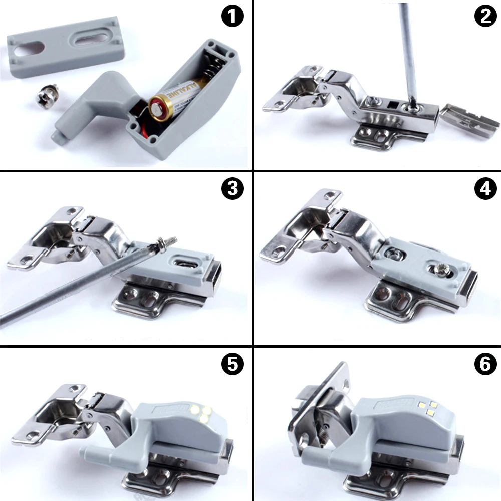 Universal-Inner-Hinge-LED-Sensor-lamp-0-3W-Cabinet-Wardrobe-Cupboard-Door-3-LEDs-Night-light