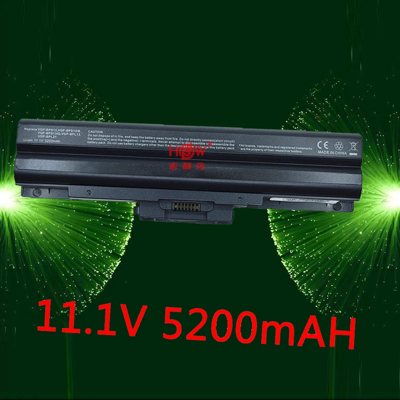 

HSW Battery For SONY VGP-BPS21 VGP-BPS21B VGP-BPS13 VGP-BPS13B VGP-BPS13A VGP-BPS13/Q VGP-BPS13A/B VGP-BPS13A/R VGP-BPS13B/Q