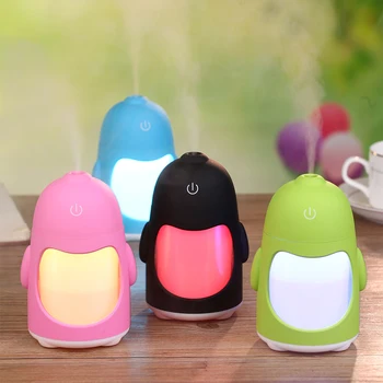 

DEKAXI 150ML Creative cute penguin humidifier USB air humidifier home car office mini desktop silent atomizer