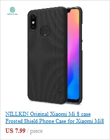 NILLKIN Xiaomi Mi 8 чехол матовый защитный чехол для телефона для Xiaomi Mi 8 Жесткий ПК задняя крышка с Xiaomi Mi 8 Розничная упаковка