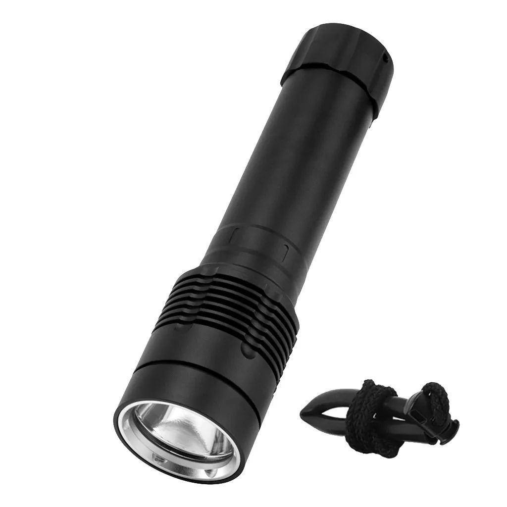 Cheap LED XM-L2 26650 LED Scuba Diving Underwater 100M Flashlight Torch Waterproof Quality 8000LM Diving Camping Greater Light #PEX 1