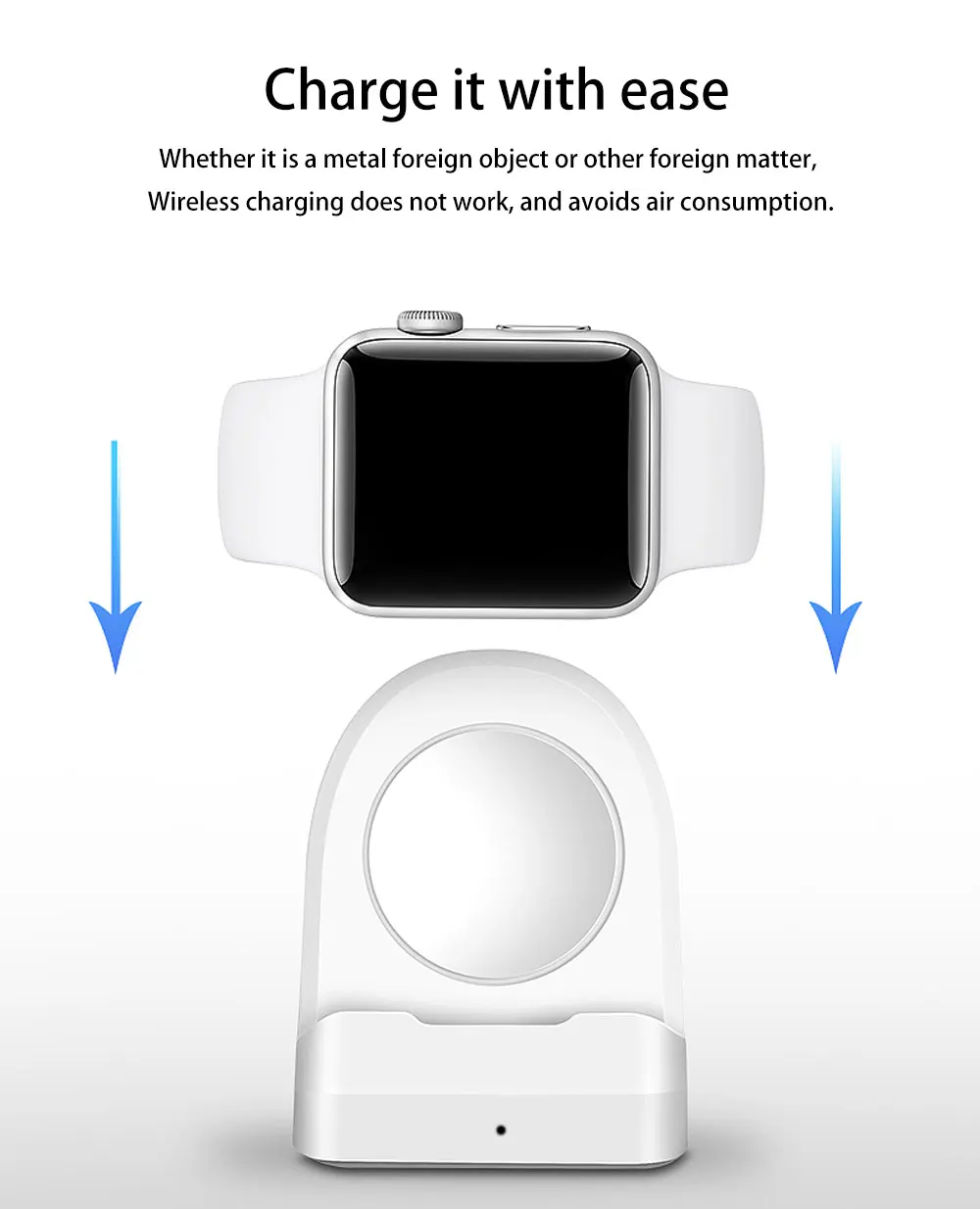 Ascromy Wireless charger For Apple Watch Series 1 2 3 4 Iwatch Holder Stand Station USB Charging Wirless Charger cargador Dock  (6)