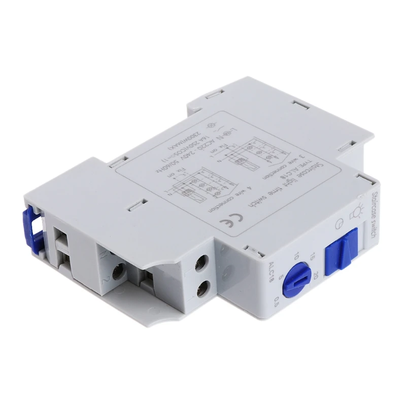 

Durable 16A DIN Rail Staircase Electronic Relay Switch Time Timer Fr Corridor AF #Aug.26