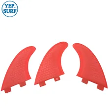 Surf fcs fin g5 fibra de vidro pura cor g5 barbatanas favo de mel prancha fin frete grátis 8 cores disponíveis prancha quilhas