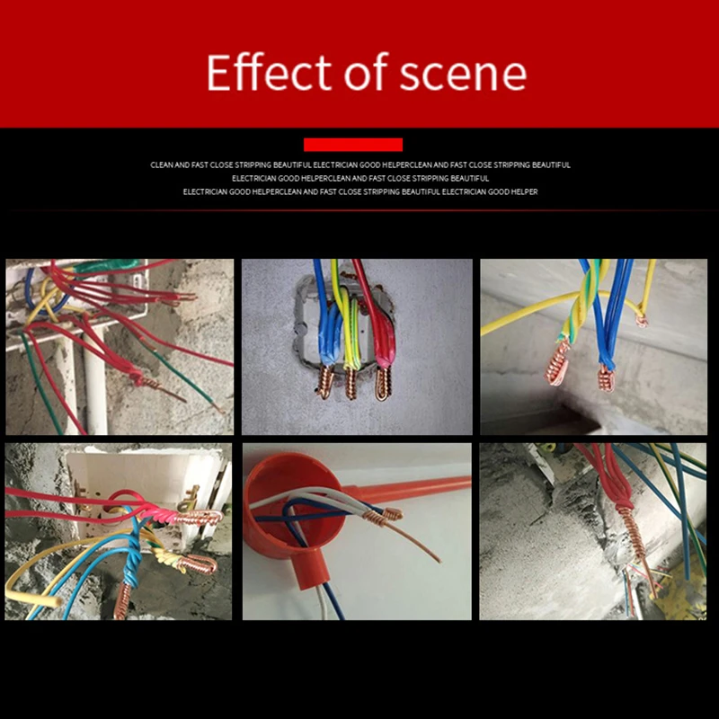 2,5/4 квадратный универсальный инструмент для скручивания проводов Электрический кабель быстрый соединитель Автоматическая скручивающаяся проволока для зачистки