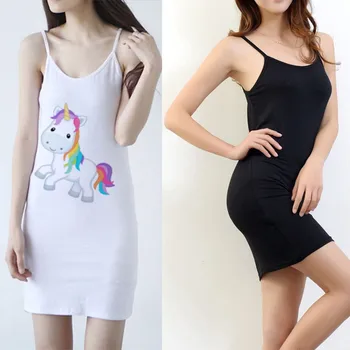 

Medium length halter top bottom dress for women sexy slim High elastic underskirt wrap buttock Free Size Black/White