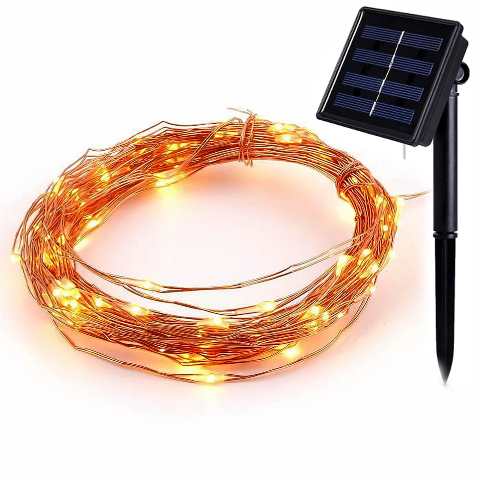20M 10M 5M Copper Wire Solar LED String lamp Fairy Holiday light Strip Decor Garden Lawn Wedding X'mas Party Ambiance light 20M 10M 5M Copper Wire Solar LED String lamp Fairy Holiday light Strip Decor Garden Lawn Wedding X'mas Party Ambiance light
