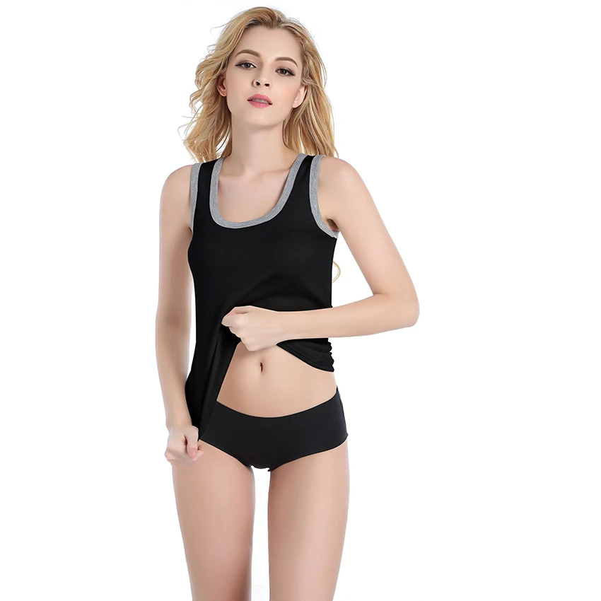 New Autumn Winter Plus Size Pure Cotton Tank Top Add Velvet Women Tanks Bottoming Sleeveless T-shirt Slim O-neck Camisoles Mw158