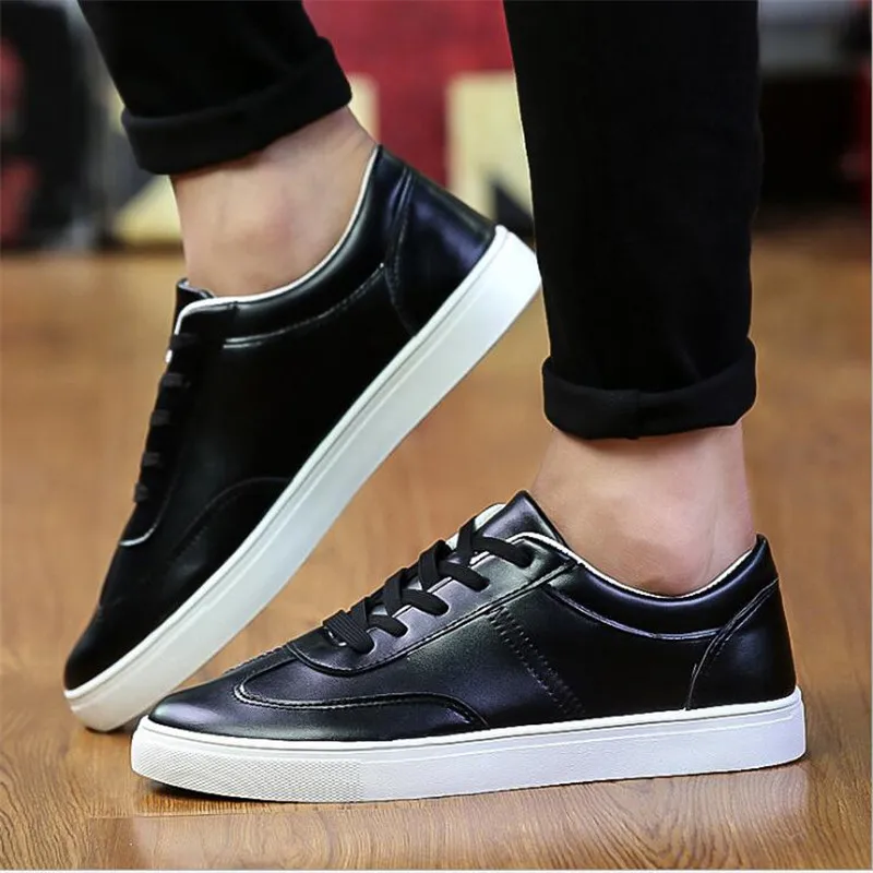 2017 Men's Shoes Breathable PU Casual Shoes Men Luxury Brand Fashion Footwear Men Autumn Shoes