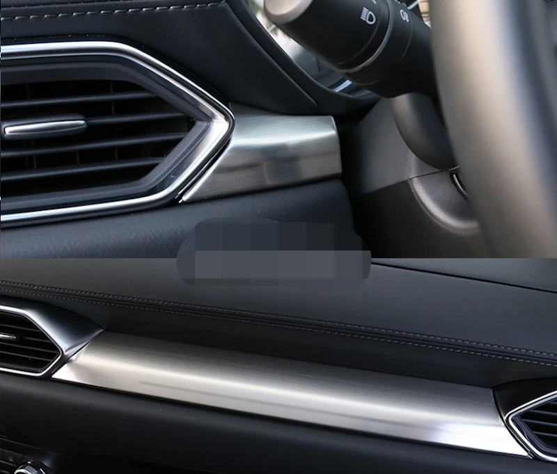 

For Mazda CX-5 CX5 2017-2019 Center Middle Console Control Panel Trim Cover Interior ABS Chrome Sticker Car-Styling Accessories